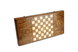 Plateau Backgammon Ornementé Damier