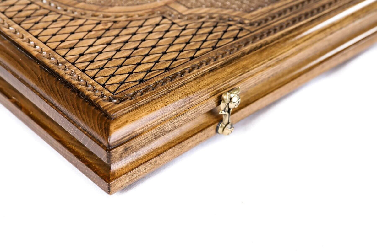 Jeu de Backgammon avec Paon 