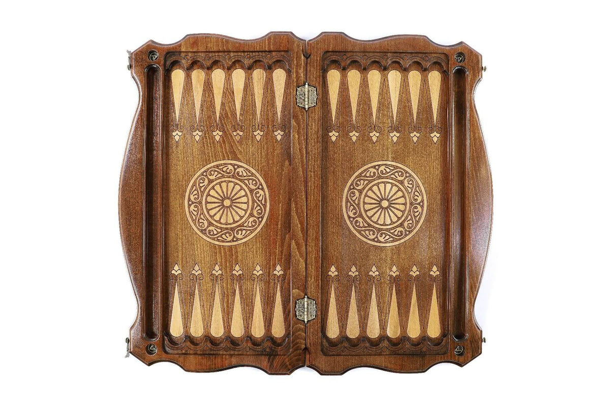Plateau de Backgammon Pharaon Pions Blancs