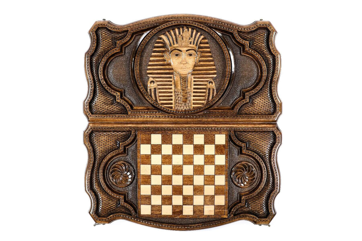 Plateau de Backgammon Pharaon Damier
