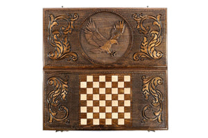 Plateau de Backgammon Rapace Damier