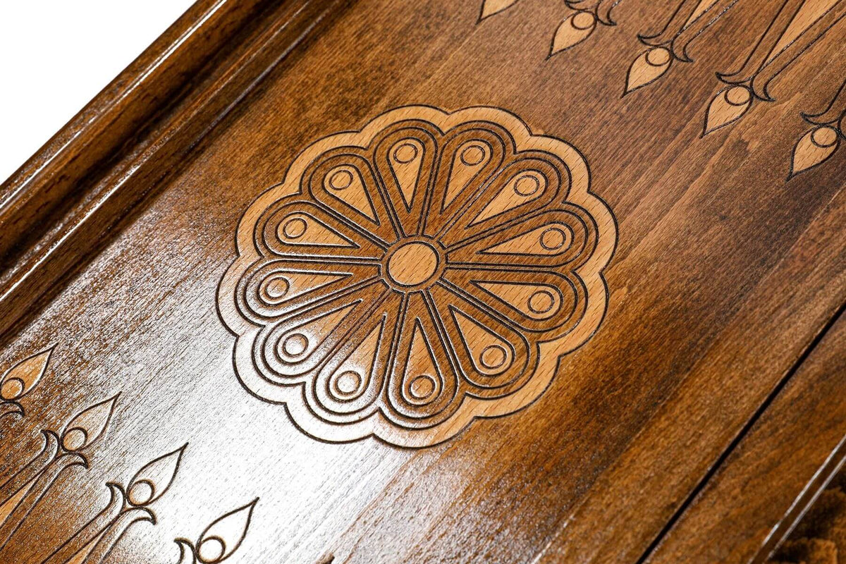 Plateau de Backgammon Rococo Symbole Arménien