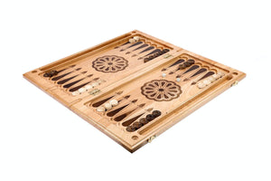 Plateau de Backgammon Roue du Soleil Pions Adverses