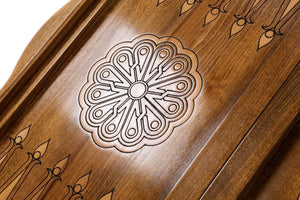 Plateau de Backgammon Roue de l'Eternité en Bois de Hêtre