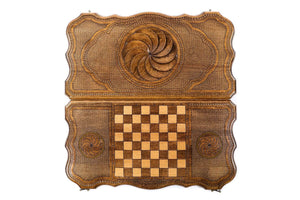 Plateau de Backgammon Roue de l'Eternité Damier