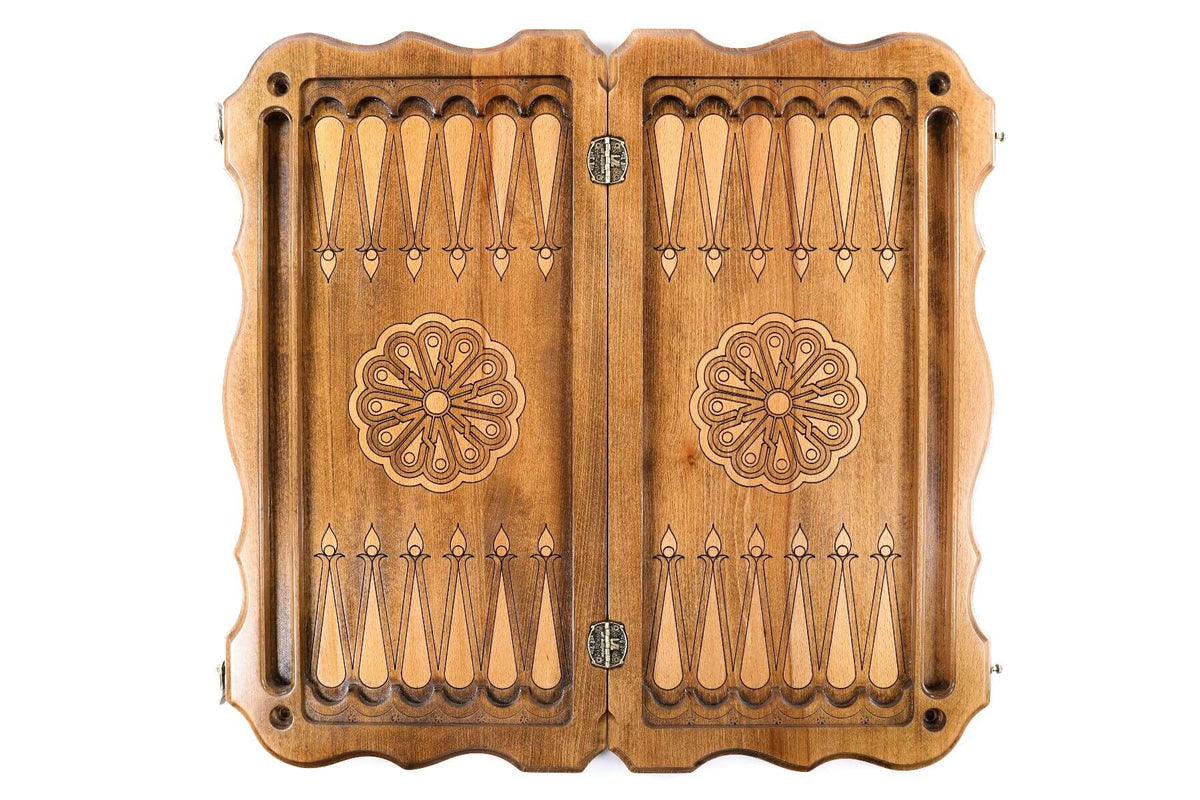 Plateau de Backgammon Roue de l'Eternité Pliable