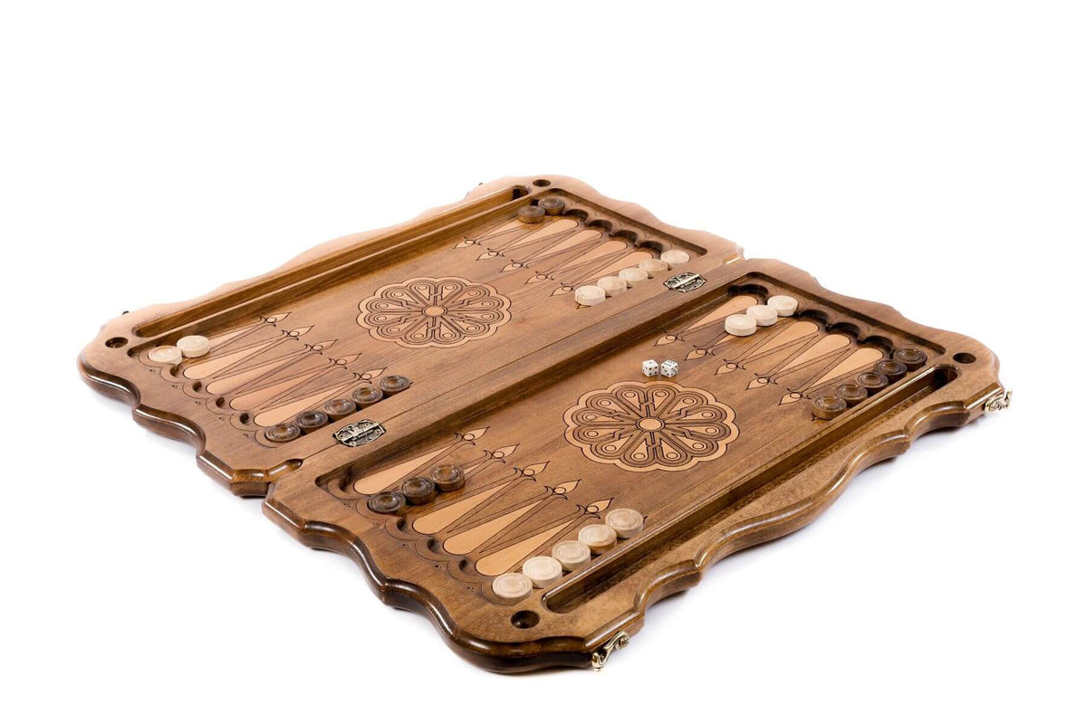 Plateau de Backgammon Roue de l'Eternité Pions Adverses