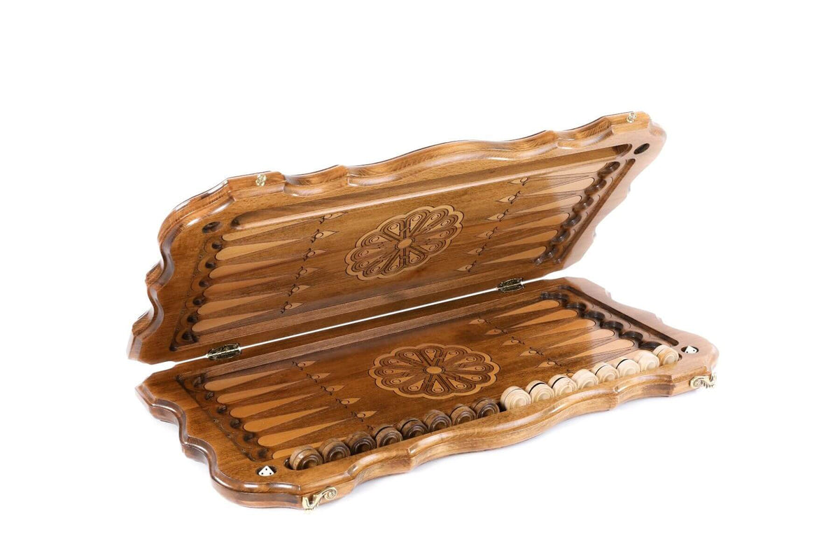 Plateau de Backgammon Roue de l'Eternité Pions