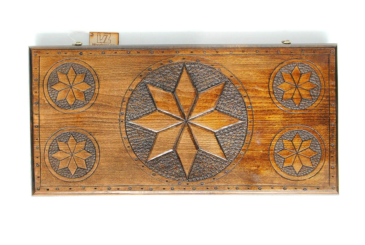 Plateau de Backgammon Scorpion en Bois de Hêtre