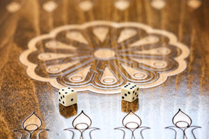 Plateau de Backgammon Église St. Gayané Dés
