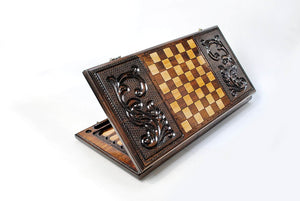 Plateau de Backgammon Taureau Damier