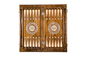 Plateau de Backgammon Temple de Garni Ouvert