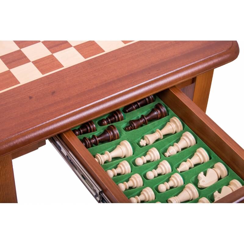 Table d'Échecs Contemporaine Fabrication Artisanale