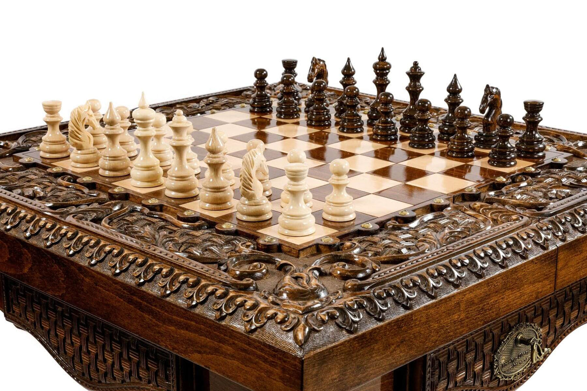 Table d'Echecs de Luxe Chevalier