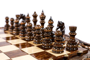 Table d'Échecs <br>avec Tiroir de Rangement