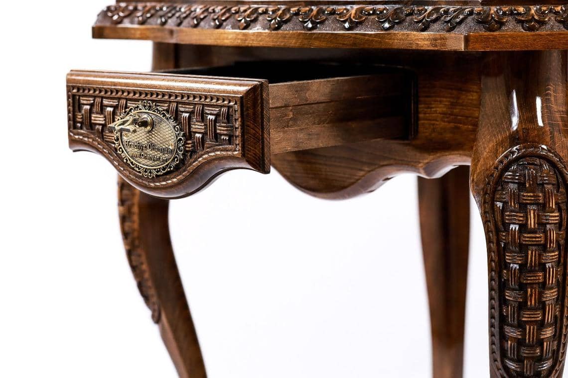 Table d'Échecs <br>avec Tiroir de Rangement