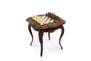 Table d'Échecs <br>avec Tiroir de Rangement