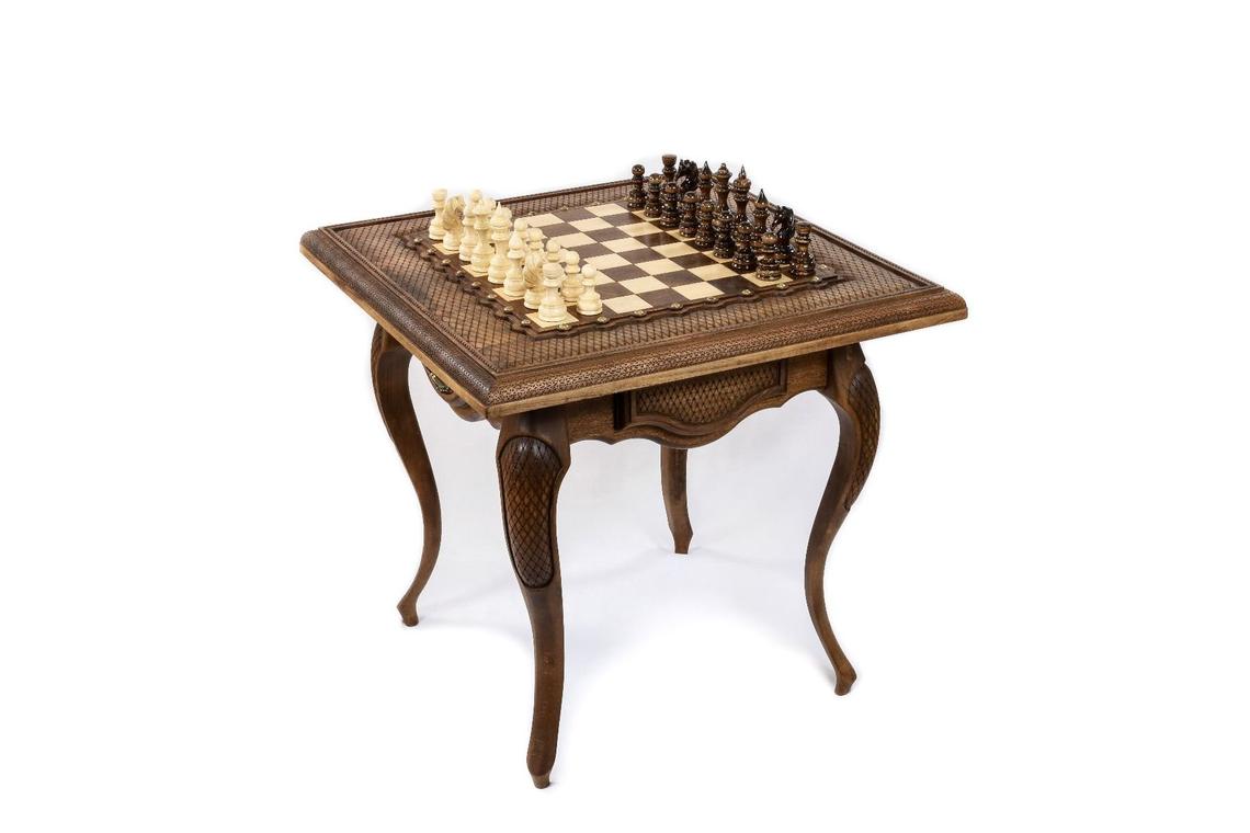 Table d'Échecs <br>en Bois de Hêtre