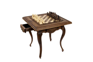 Table d'Échecs <br>en Bois de Hêtre