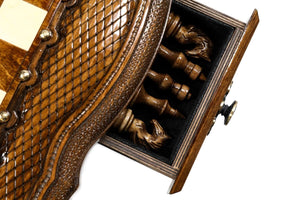 Table Jeu d'Échecs <br>en Bois