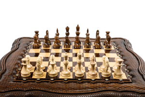 Table Jeu d'Échecs <br>en Bois