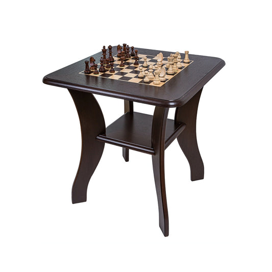 table jeu echecs design bois