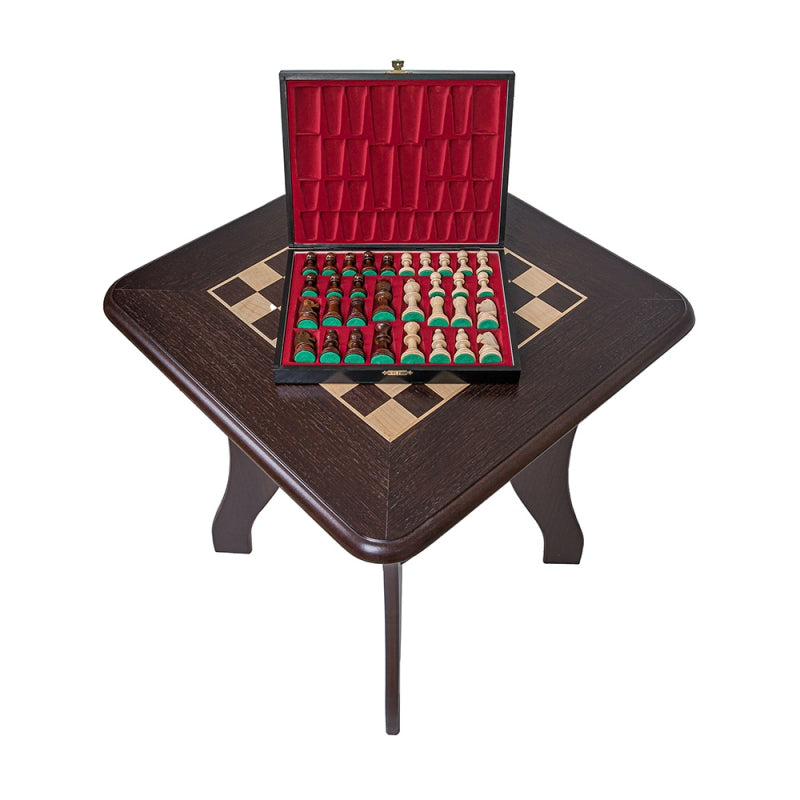 table jeu echecs design pions